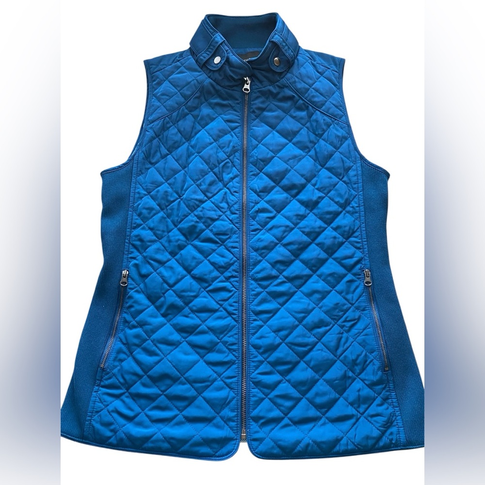 41 Hawthorn Quilted Women's Blue Vest size Small NWT